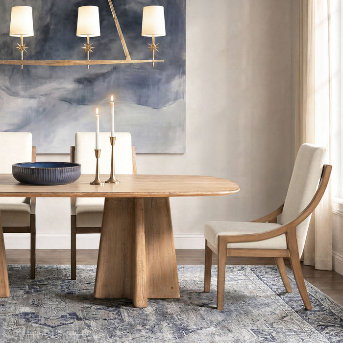 Lennox - High Back Upholstered Dining Chair (Set of 2) - Light Beige