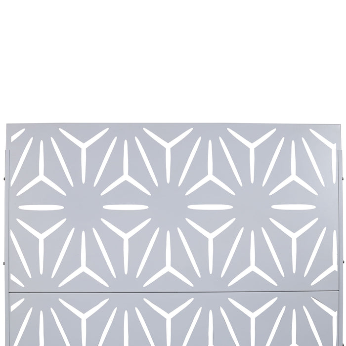 Outdoor & Indoor Metal Privacy Screen, Freestanding Decorative Panels