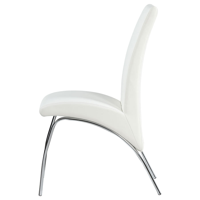 Darby - Upholstered Dining Side Chair (Set of 2) - White