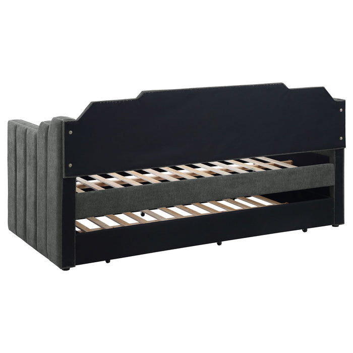 Pressley - Twin Daybed With Trundle - Charcoal