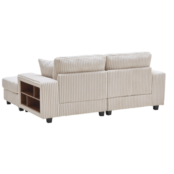 Convertible Sectional Sofa, Sleeper Oversized Living Room Lounge