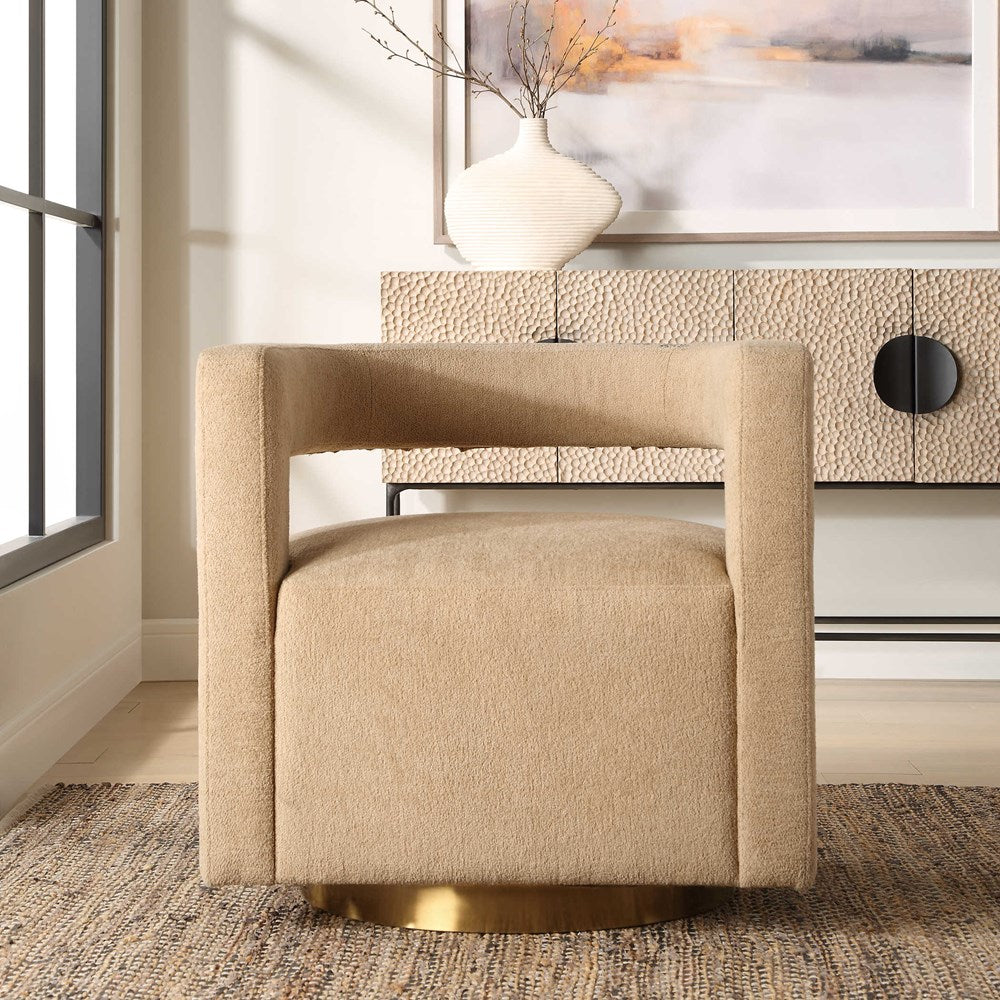 GROUNDED SWIVEL CHAIR