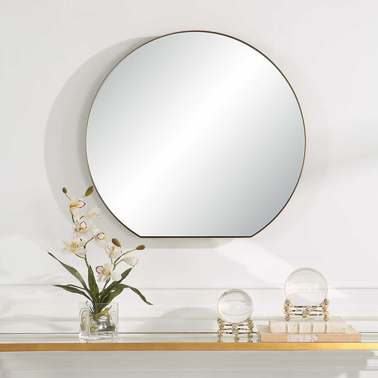 CABELL SMALL MIRROR, BRASS
