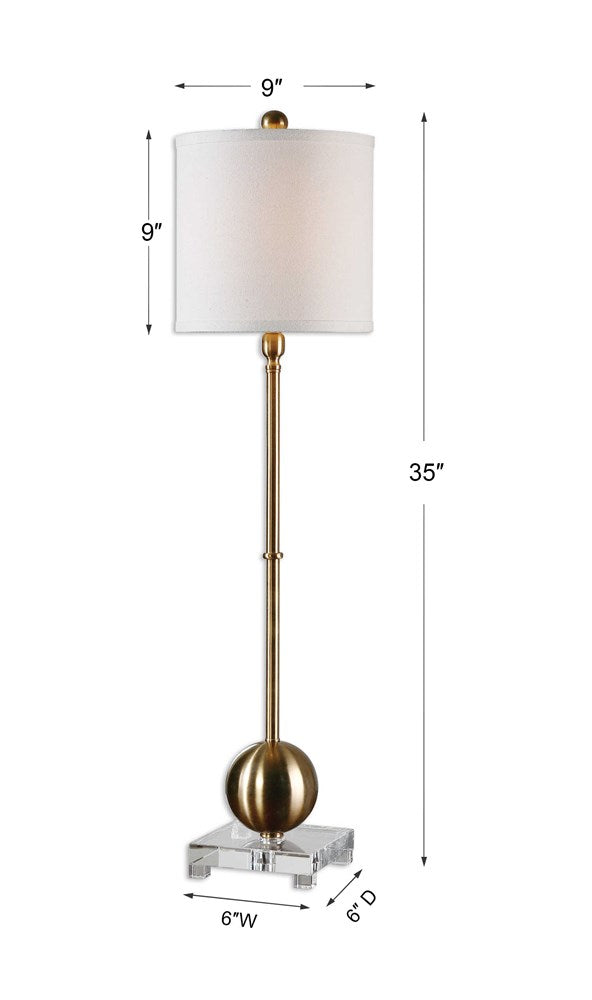 LATON BUFFET LAMP, BRASS