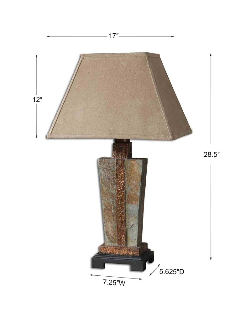 SLATE TABLE LAMP