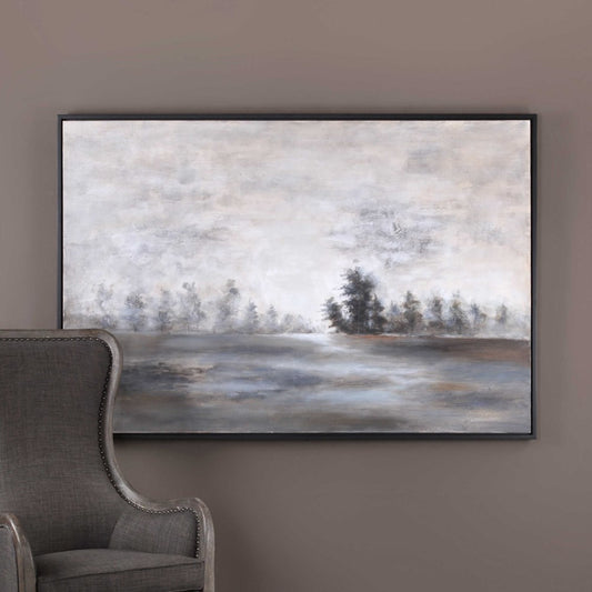 EVENING MIST HAND PAINTED CANVAS