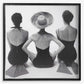 LADIES' SWIMWEAR, 1959 FRAMED PRINT