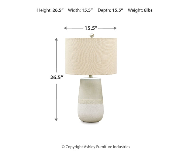 Ashley Express - Shavon Ceramic Table Lamp (1/CN)
