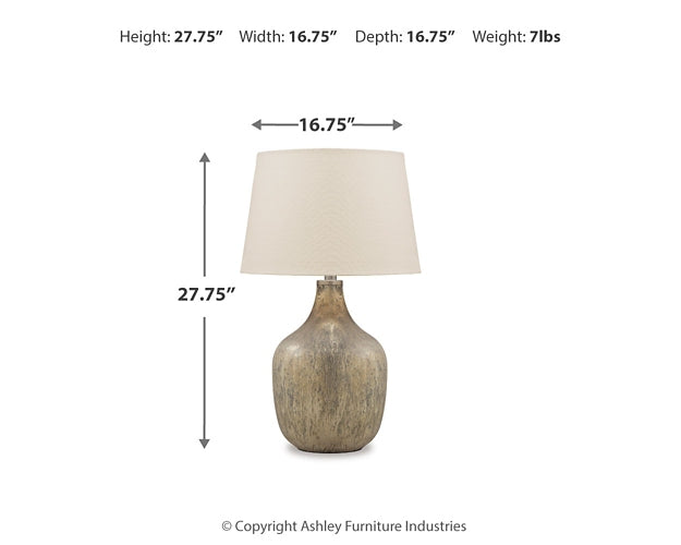 Ashley Express - Mari Glass Table Lamp (1/CN)
