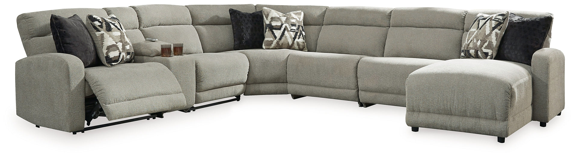 Colleyville 7-Piece Power Reclining Sectional with Chaise