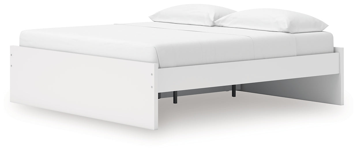 Ashley Express - Onita King Platform Bed with 1 Side Storage