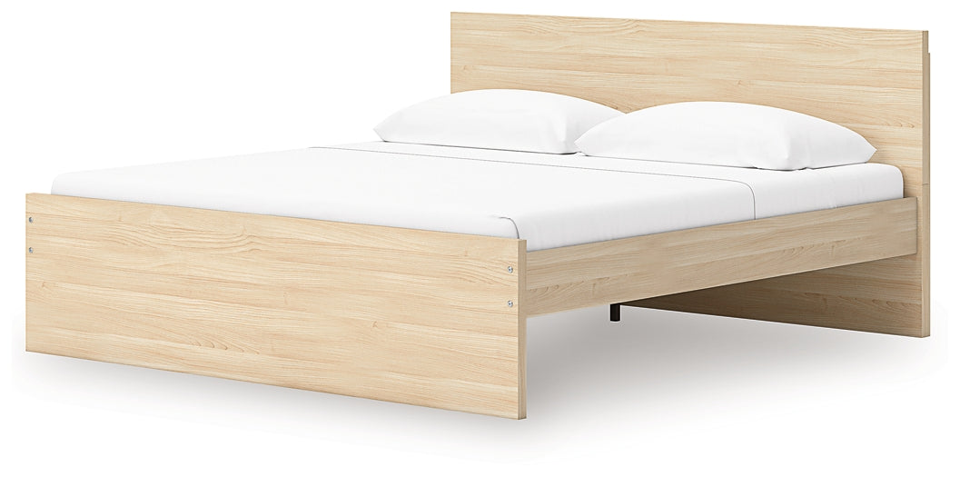 Ashley Express - Onita King Panel Platform Bed with 1 Side Storage