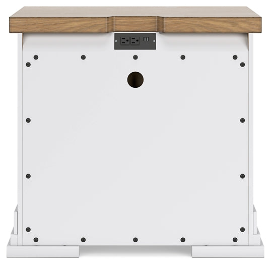 Ashbryn King Panel Storage Bed with Mirrored Dresser, Chest and Nightstand