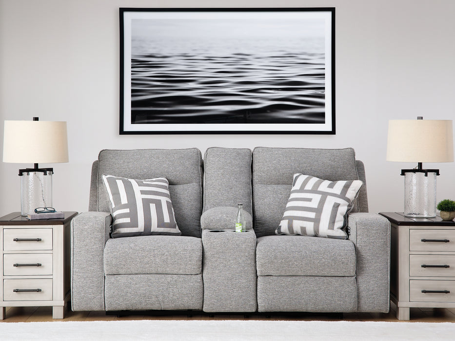 Biscoe PWR REC Loveseat/CON/ADJ HDRST