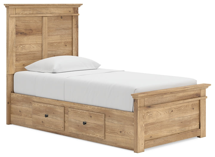 Makidern Twin Panel Storage Bed