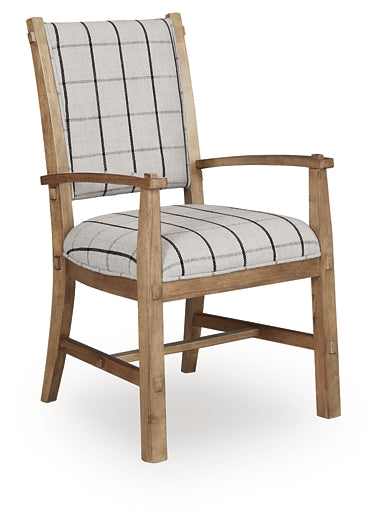 Ridgester Dining UPH Arm Chair (2/CN)