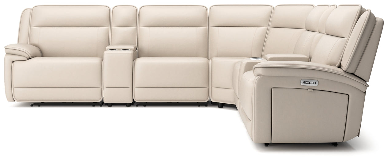 Double Deal 7-Piece Reclining Sectional with 2 Consoles