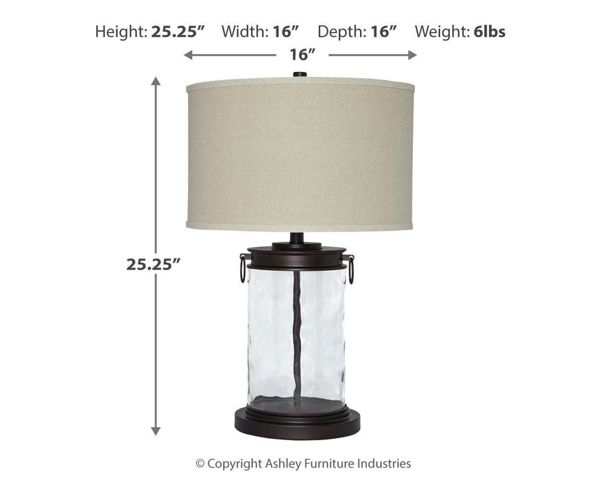 Ashley Express - Tailynn Glass Table Lamp (1/CN)