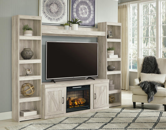 Ashley Express - Bellaby 4-Piece Entertainment Center with Electric Fireplace