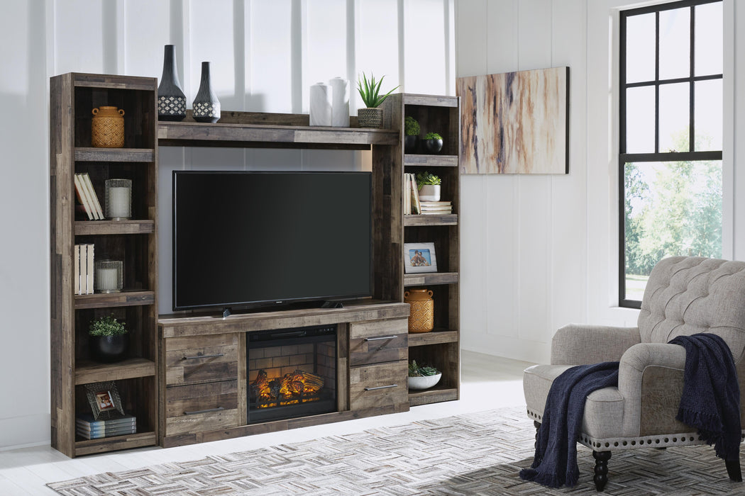 Ashley Express - Derekson 4-Piece Entertainment Center