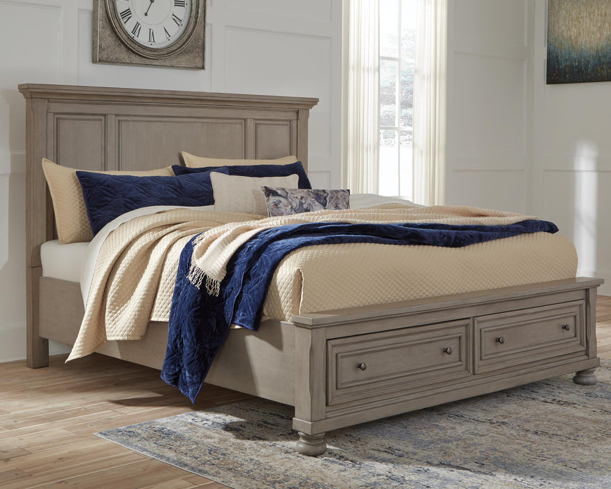 Lettner California King Panel Storage bed