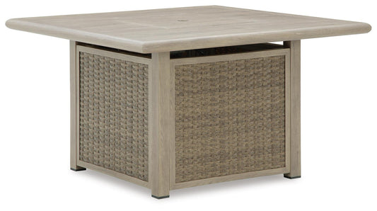 Cliff Trails Square Fire Pit Table