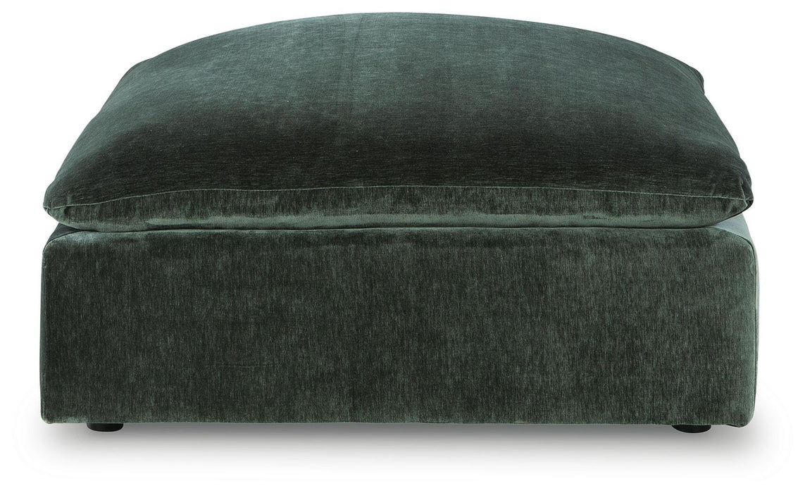 Carriage View Oversized Accent Ottoman
