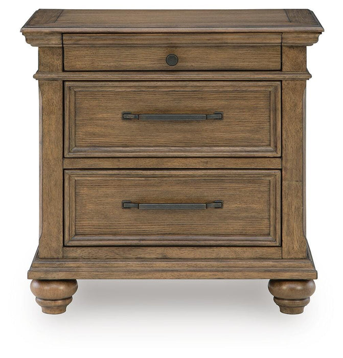 Karallin Three Drawer Night Stand