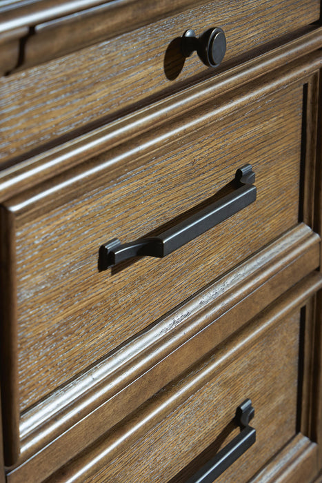 Karallin Three Drawer Night Stand