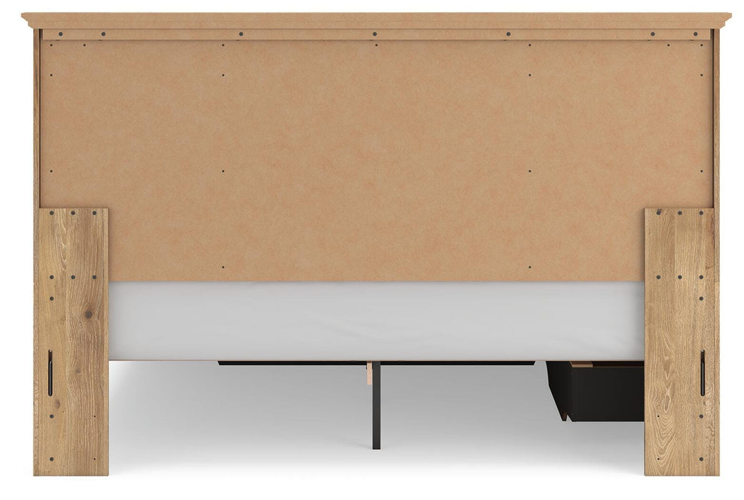 Makidern King Panel Storage Bed