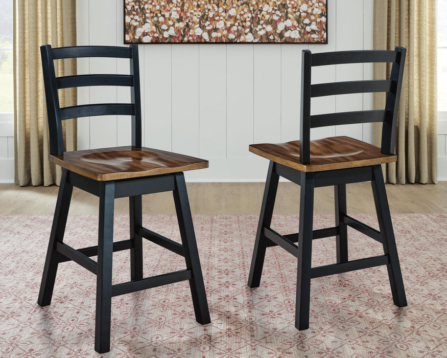 Ashley Express - Wildenauer Swivel Stool (2/CN)