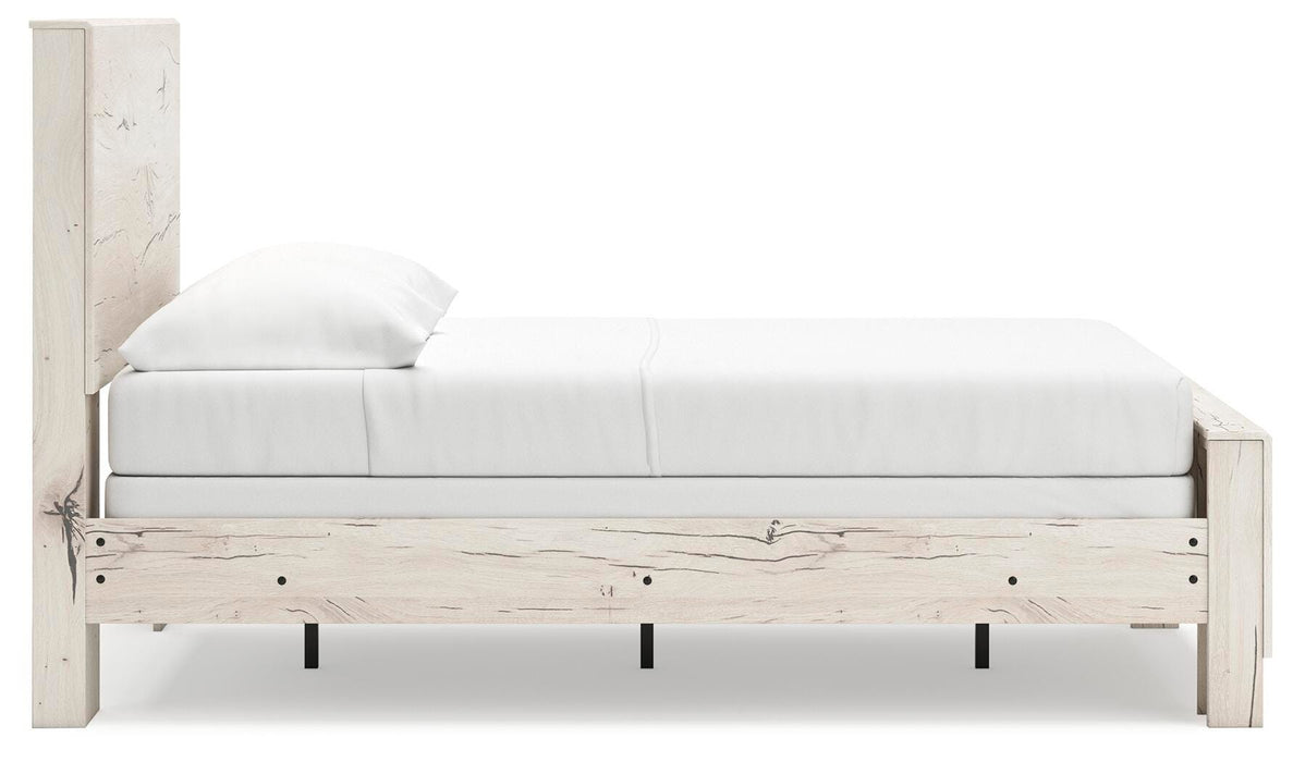 Lawroy Full Panel Bed, Dresser and Mirror