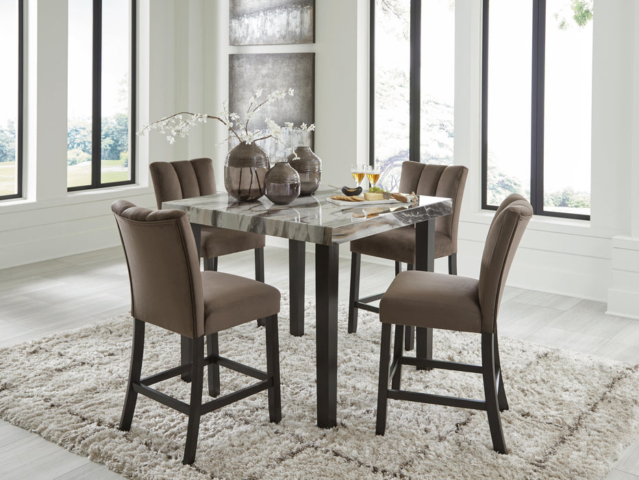 Ashley Express - Jeshina Counter Height Dining Table and 4 Barstools