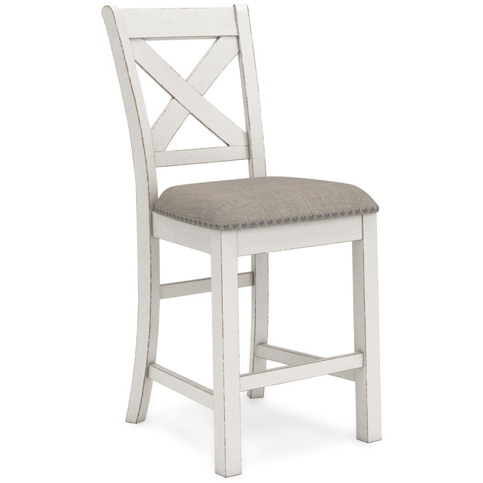 Robbinsdale Counter Height Dining Table and 6 Barstools