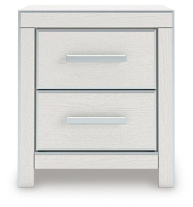 Zuraleus King Upholstered Panel Platform Storage Bed, Dresser, Mirror, Chest and Nightstand