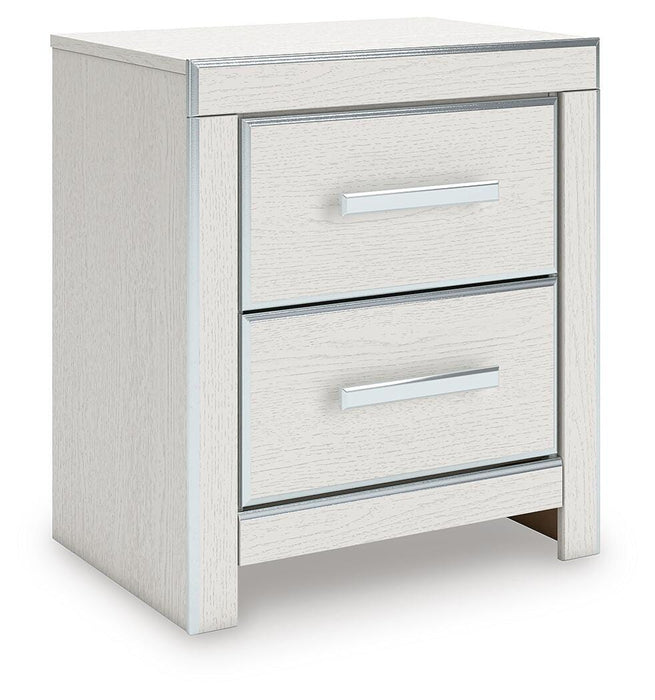 Zuraleus King Upholstered Panel Platform Storage Bed, Dresser, Mirror, Chest and Nightstand