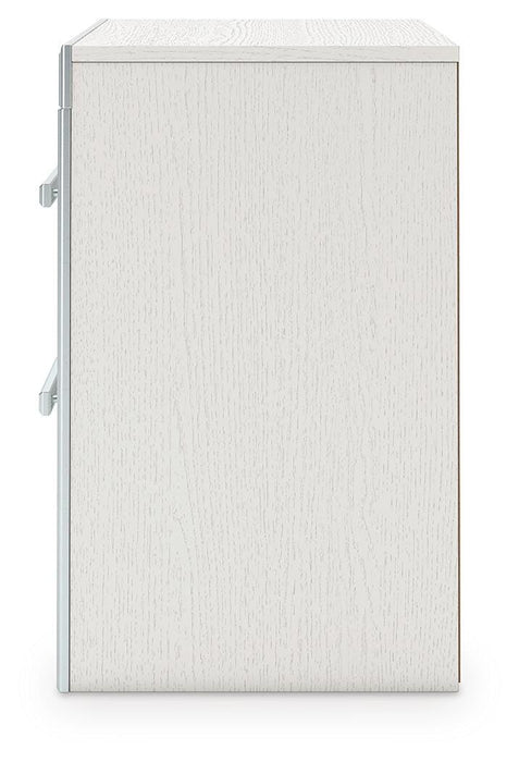 Zuraleus King Upholstered Panel Platform Storage Bed, Dresser, Mirror, Chest and Nightstand
