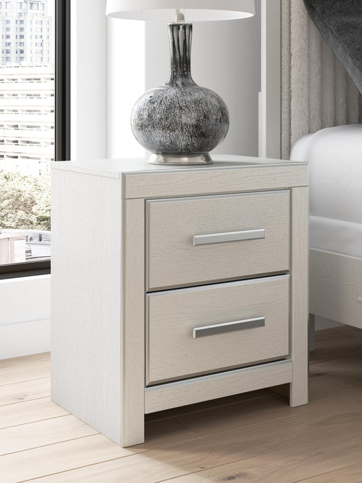 Zuraleus King Upholstered Panel Platform Storage Bed, Dresser, Mirror, Chest and Nightstand