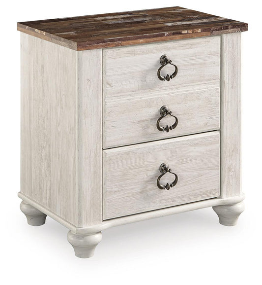 Ashley Express - Willowton Two Drawer Night Stand