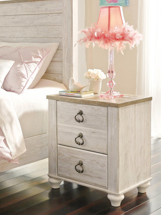 Ashley Express - Willowton Two Drawer Night Stand