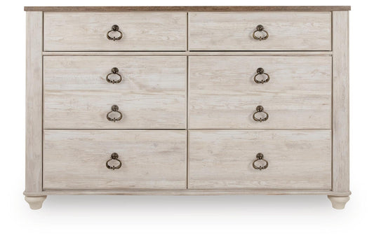 Willowton Six Drawer Dresser