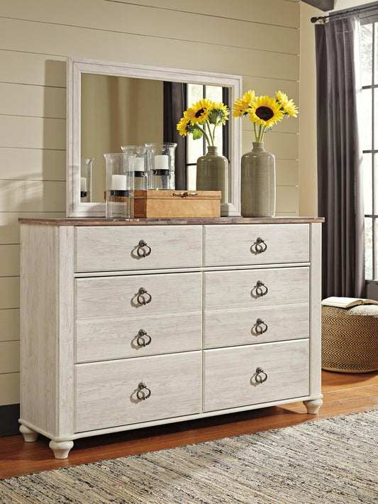 Willowton Dresser and Mirror