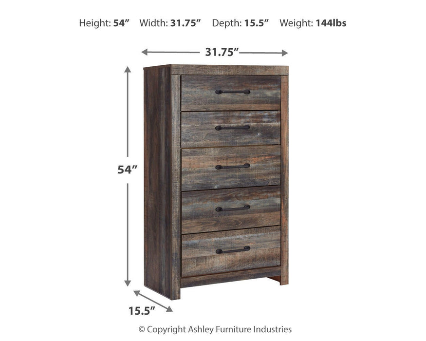 Drystan Five Drawer Chest