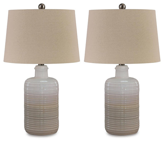 Ashley Express - Marnina Ceramic Table Lamp (2/CN)