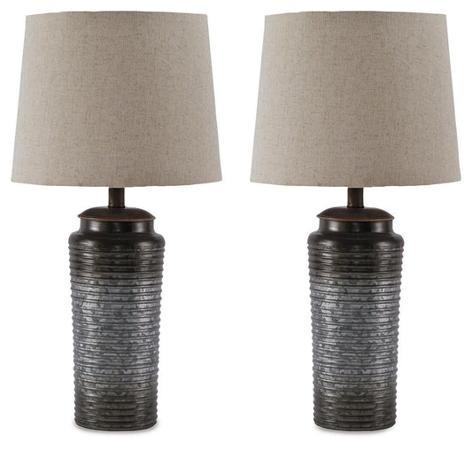 Ashley Express - Norbert Metal Table Lamp (2/CN)