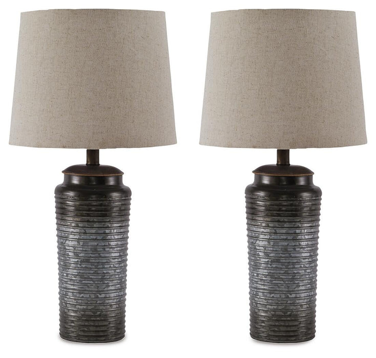 Ashley Express - Norbert Metal Table Lamp (2/CN)