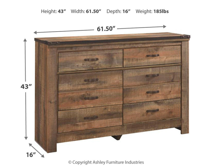 Trinell Six Drawer Dresser