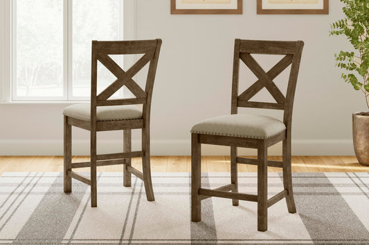 Ashley Express - Moriville Upholstered Barstool (2/CN)