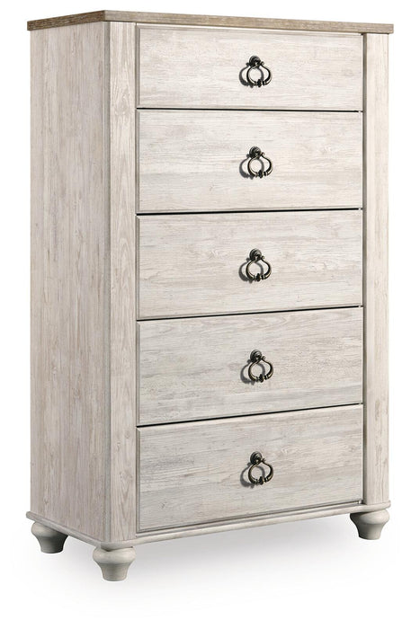 Willowton Five Drawer Chest