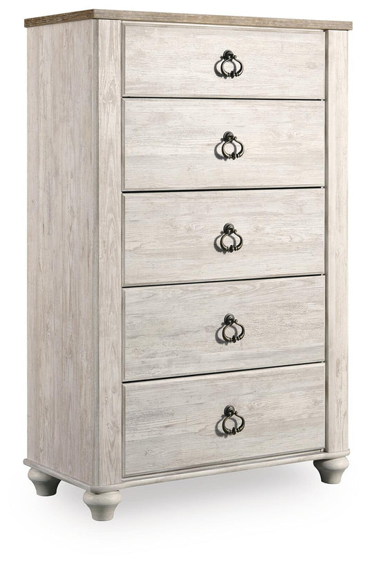 Willowton Five Drawer Chest